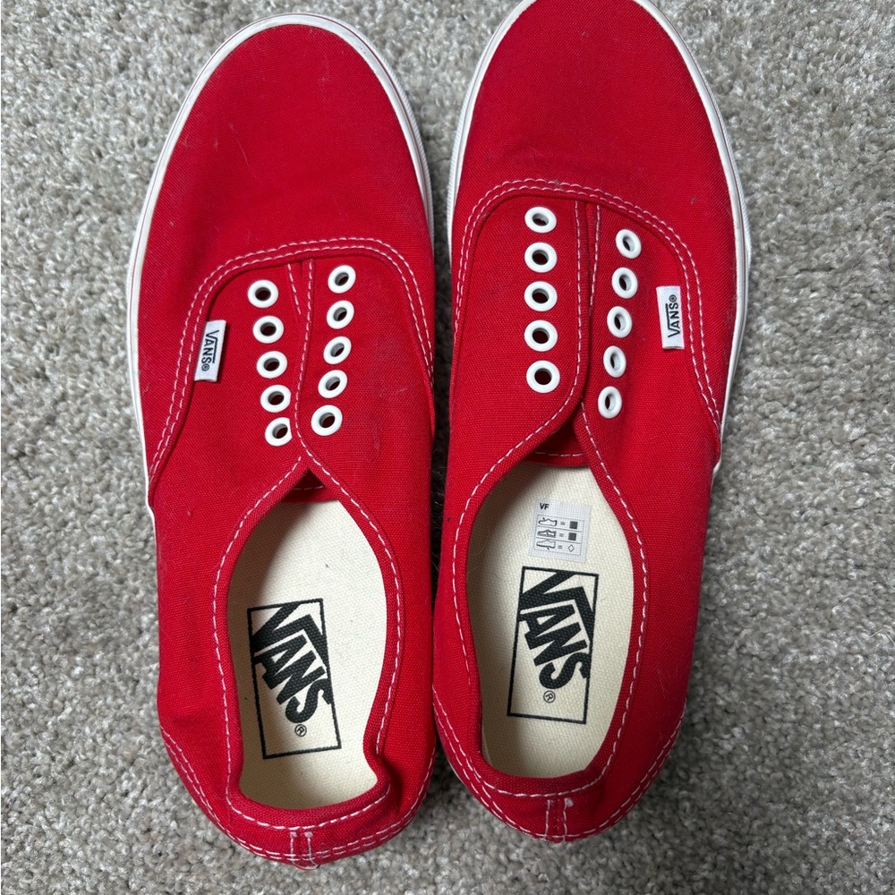 Red Vans Sneakers